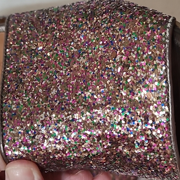 Gentle Souls by Kenneth Cole Glittered heeled sandals size 8 - Picture 5 of 13